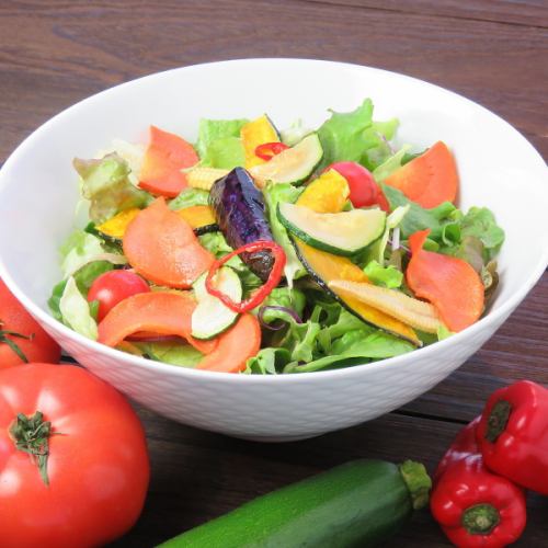10 kinds of colorful salad soba