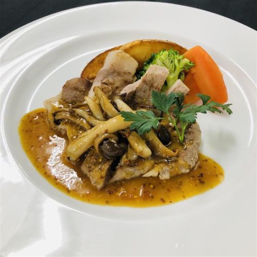 期間限定！【Dランチ】みのう豚のステーキ