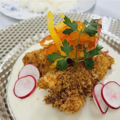 【Dランチ】メカジキの香草パン粉揚げ