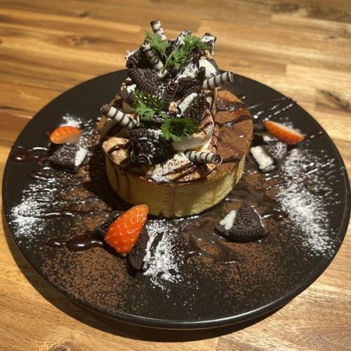 【カフェ】パンケーキチョコレート