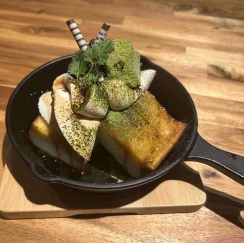 【カフェ】フレンチトーストあん抹茶