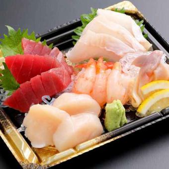 Sushi restaurant sashimi platter of 5 kinds (reservation required)