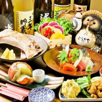 ◆◇Bachikamayaki套餐◆◇ 7道菜品+150分钟无限畅饮 5,280日元（含税）