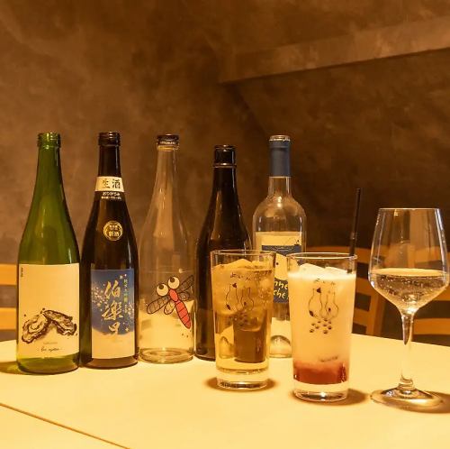 多种酒类可供选择,搭配牡蛎菜肴