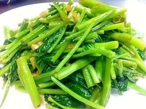 Stir-fried water spinach