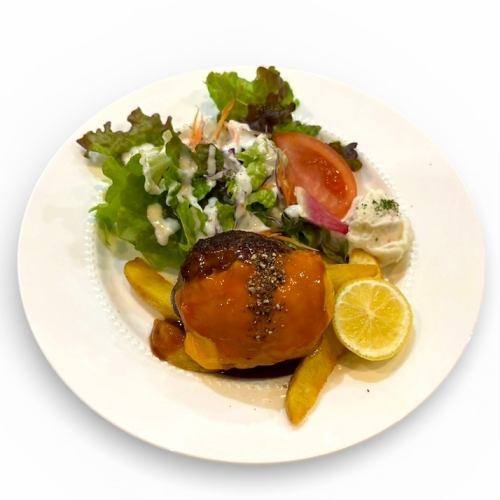 和牛100パーセントハンバーグ