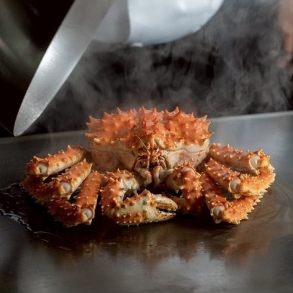 【観光～接待、顔合わせ向け】◆ 活ズワイ1キロ超えコース38500円（越前蟹もしくは加能蟹）