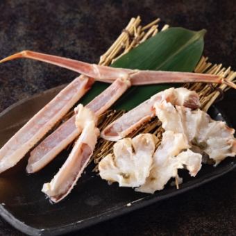 【ブランド蟹を心ゆくまで】ブランド活ズワイコース　14800円(税抜)