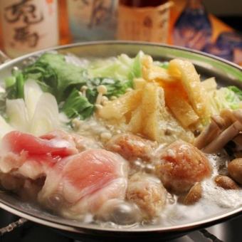 Weekdays only! Chicken Salt Chanko Nabe Course with all-you-can-drink (90 minutes) 10 dishes ★4,800 yen → 4,500 yen (tax included)