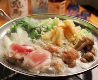 Weekdays only! Chicken Salt Chanko Nabe Course with all-you-can-drink (90 minutes) 10 dishes ★4,800 yen → 4,500 yen (tax included)