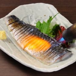 国産炙りシメサバ(半身)