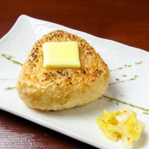 焼きおにぎりバター