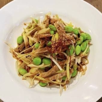 アボカドピータン豆腐/香港ネギチャーシュー