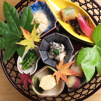 【北陸の旬でちょっと贅沢に】「秋聲」コース　＊お料理6～8品 8,800円（税込）