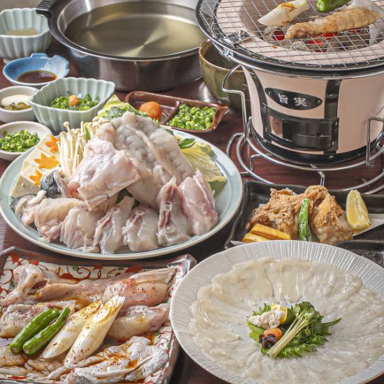 当日捌きたての国産とらふぐと新鮮なずわい蟹を心ゆくまで堪能できる大人の隠れ家☆