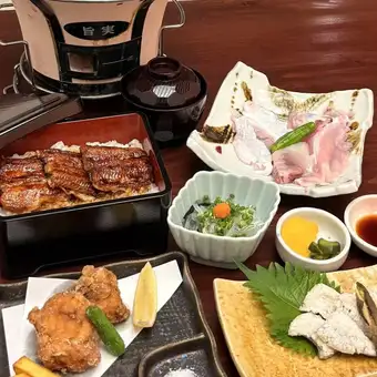 【鰻とふぐ】夏季限定コース全６品　愛知県産鰻・長崎県とらふぐ(ご予約限定）7500円⇒6500円