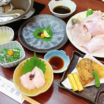 【国産とらふぐ】特撰◎白子コース9800円(税込)