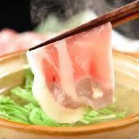 ◆Limited time only◆Most popular [Reservation required] Agu pork belly & loin shabu-shabu Ryukyu kaiseki course 6000 yen