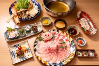 【涮鍋】阿古五花肉&阿古豬裡肌組合拼盤、琉球10道菜懷石料理
