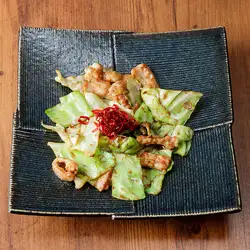 烤內臟和高麗菜