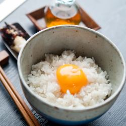 Egg and rice for beautiful skin