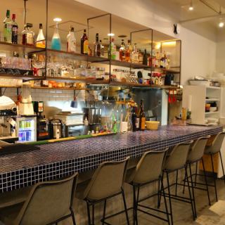 ライブ感のあるカウンター席!