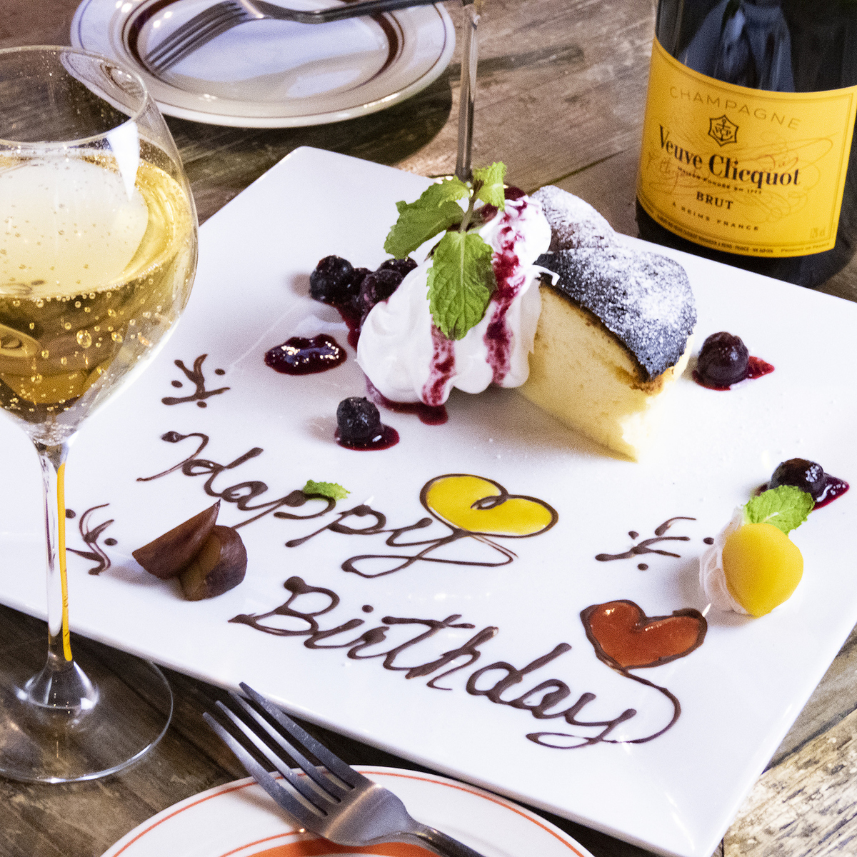 ◇◇誕生日・記念日プレートコース◇◇メッセージやプレートの大きさ