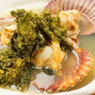 [Kochi] Steamed Chotaro shellfish and sea lettuce