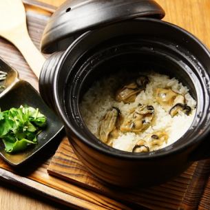 [Tokushima] Freshly cooked oyster rice