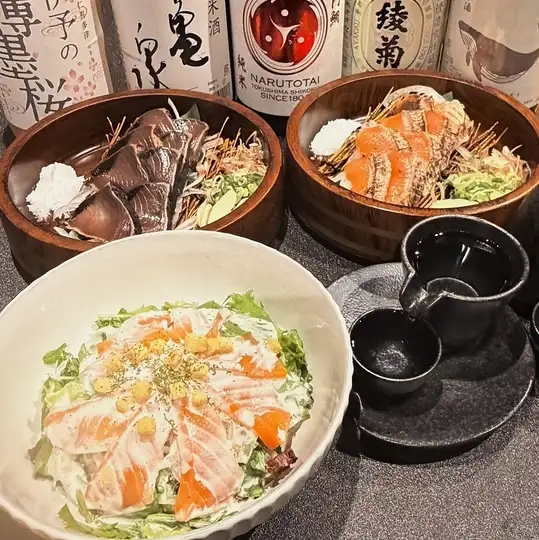【秋季限時特惠! 】秋季時令美味套餐(共8道菜)5000日圓 ◆ 包含2小時無限暢飲生啤(90分鐘後停止點單)