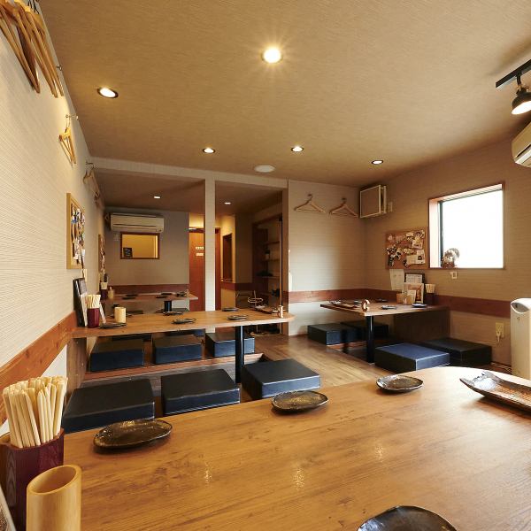 【宴会・接待にオススメのお店♪】2Ｆは掘りごたつのお席が4卓ございます！ゆったりくつろぎながらお食事を楽しんでいただけます★また17名様～最大22名様まで2Ｆ貸切OK！接待や歓送迎会、各種宴会にピッタリです◎