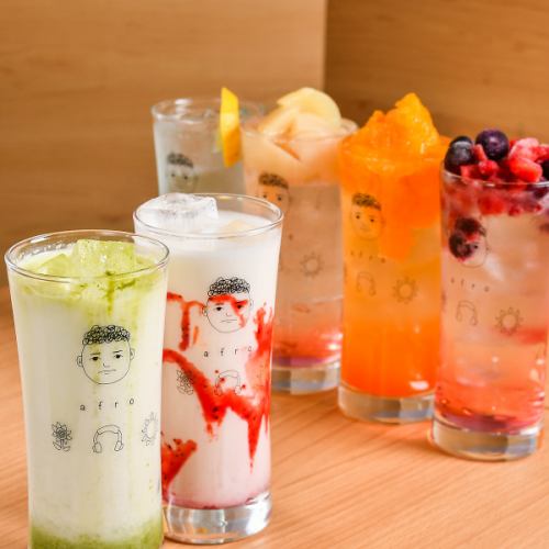 ◆A wide variety of photogenic drinks