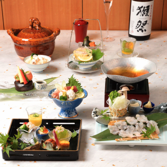 ◆Private room guaranteed [Summer Kaiseki] Tokushima Prefecture conger eel sukiyaki hotpot 9,000 yen (tax included)