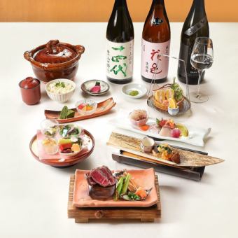 黒毛和牛シャトーブリアンの春会席 10,000円(税込)