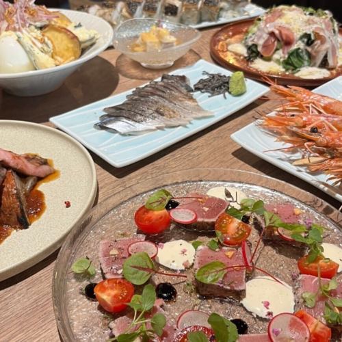 地元食材の料理を堪能