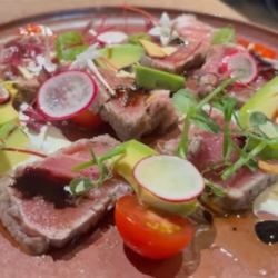 炭火炙りカルパッチョ