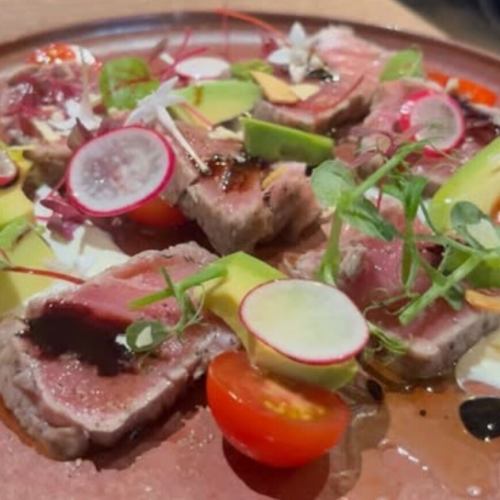 炭火炙りカルパッチョ