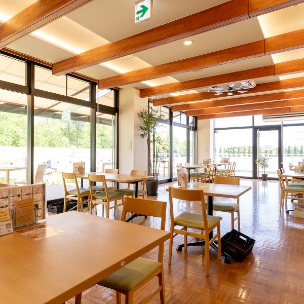 The spacious restaurant has 21 tables and 64 seats.