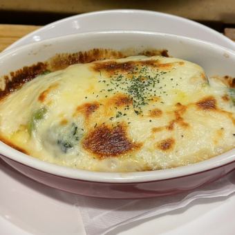 彩り野菜とチキンのドリア