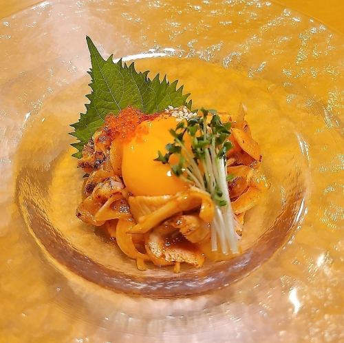 韓国風鶏ユッケ