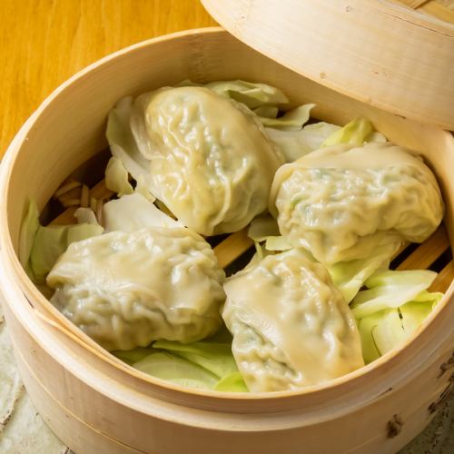 [大人気！韓国屋台餃子 マンドゥ]蒸篭蒸しマンドゥ