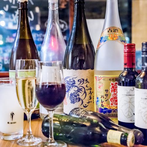 充実のドリンクと共に♪