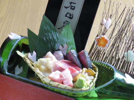 Luxurious sashimi