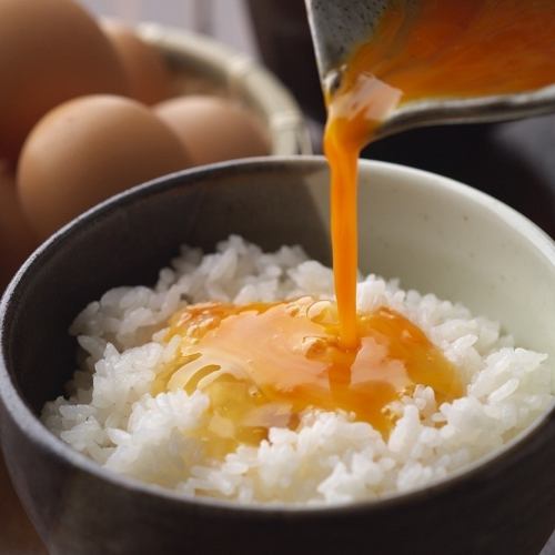 Egg-hung rice that the owner loved