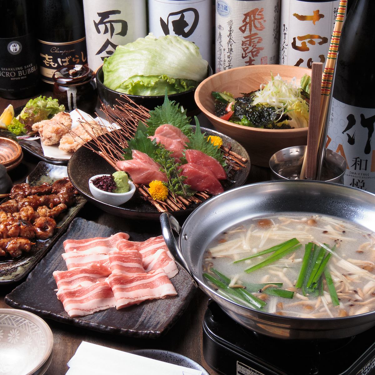 We have an all-you-can-drink course available! Please come and enjoy it!