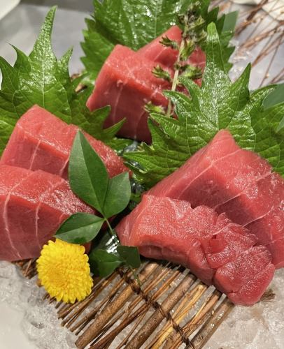 大間直送　黒まぐろ赤身刺し