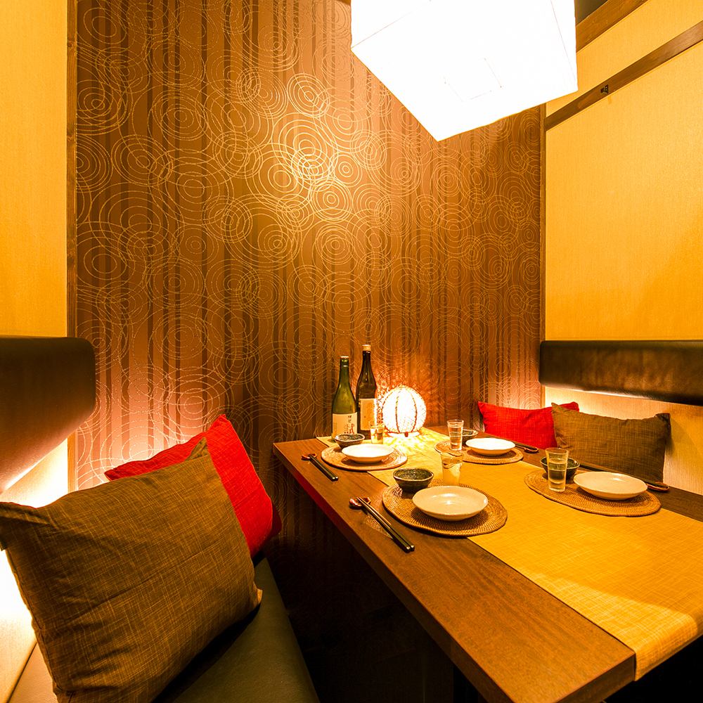 The private room space where you can enjoy a sense of privacy has also been carefully designed ☆