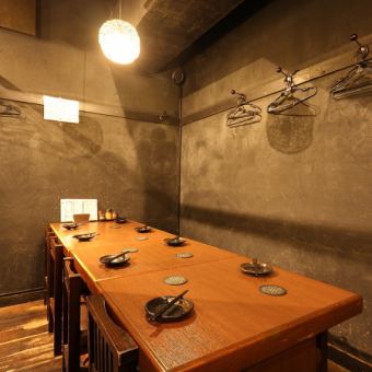 広めのテーブル席。レイアウト自在