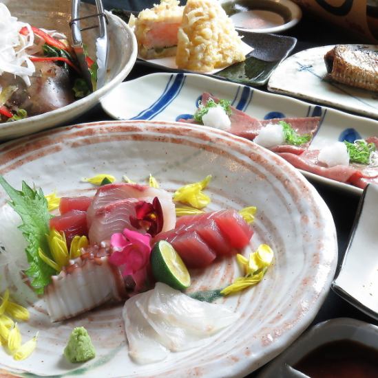 2H无限畅饮时令日本料理9道菜5000日元（含税）！