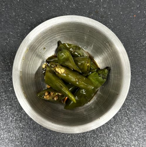 青唐辛子 醤油漬け
